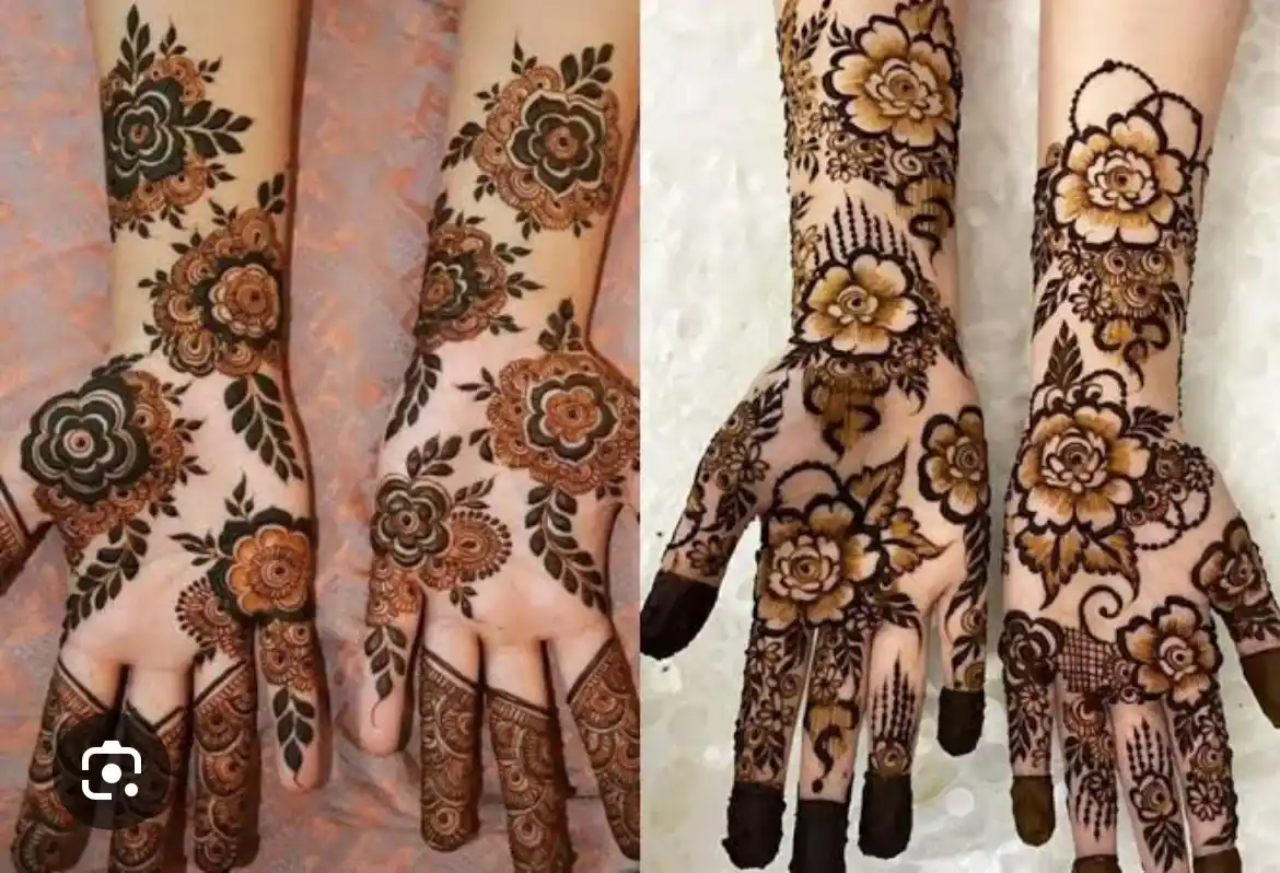 Ayesha mehndi designs
